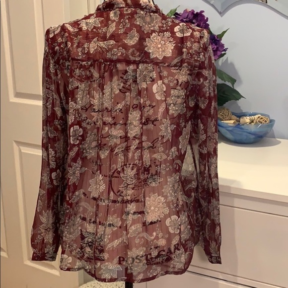 Lucky🍀Brand Floral Print Blouse - Picture 5 of 8